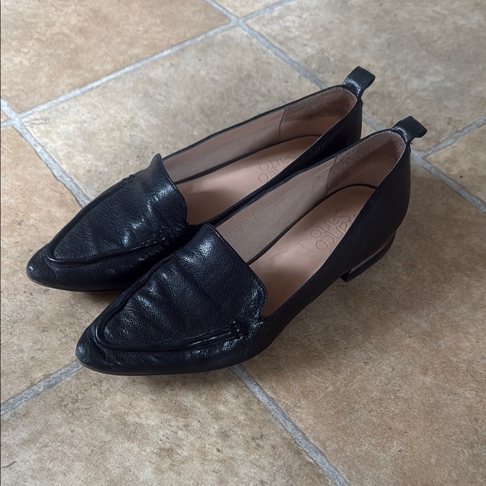 Black Leather Loafers